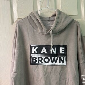 Kane Brown Official Merch Logo Hoodie Tan XL